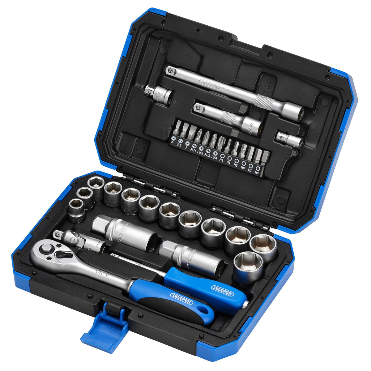 3/8" Sq. Dr. Metric Socket Set (34 piece): Model No. DD34M