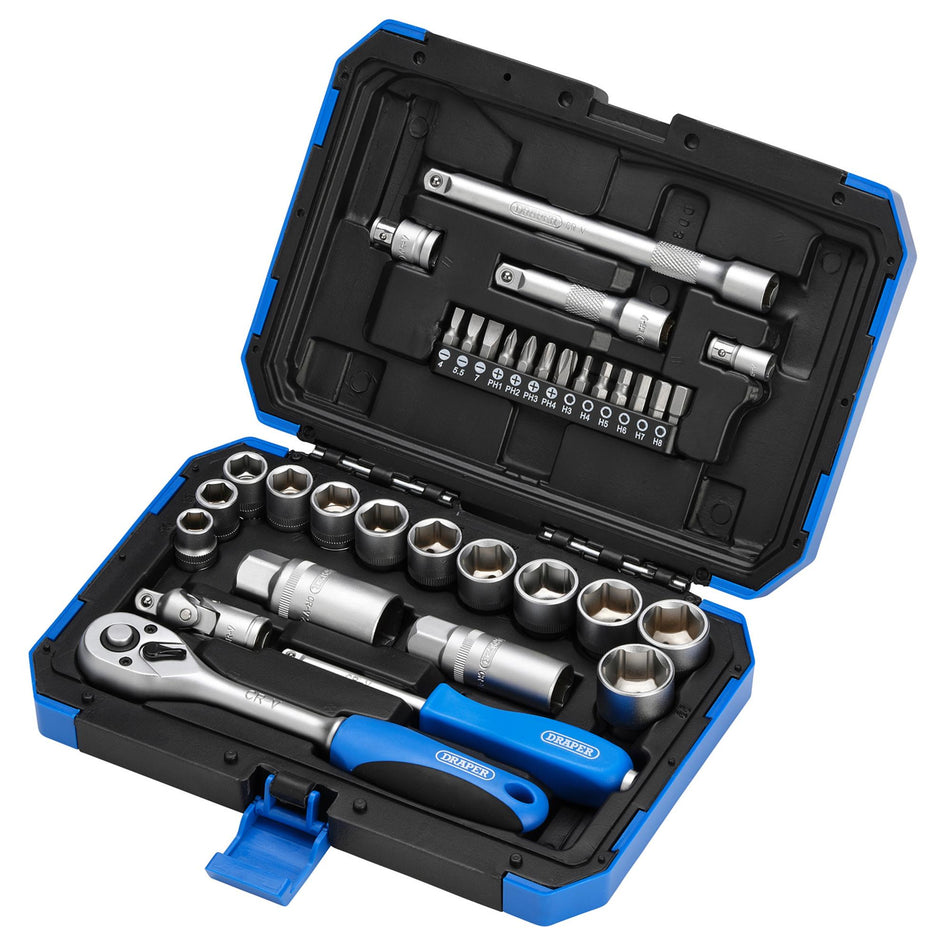 3/8" Sq. Dr. Metric Socket Set (34 piece): Model No. DD34M