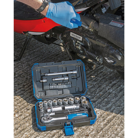3/8" Sq. Dr. Metric Socket Set (34 piece): Model No. DD34M