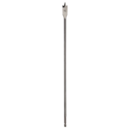 DRAPER 16mm Extra Long Flat Wood Bit: Model No.FB100AXL