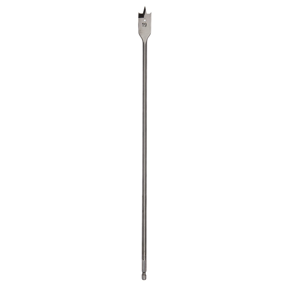 DRAPER 19mm Extra Long Flat Wood Bit: Model No.FB100AXL