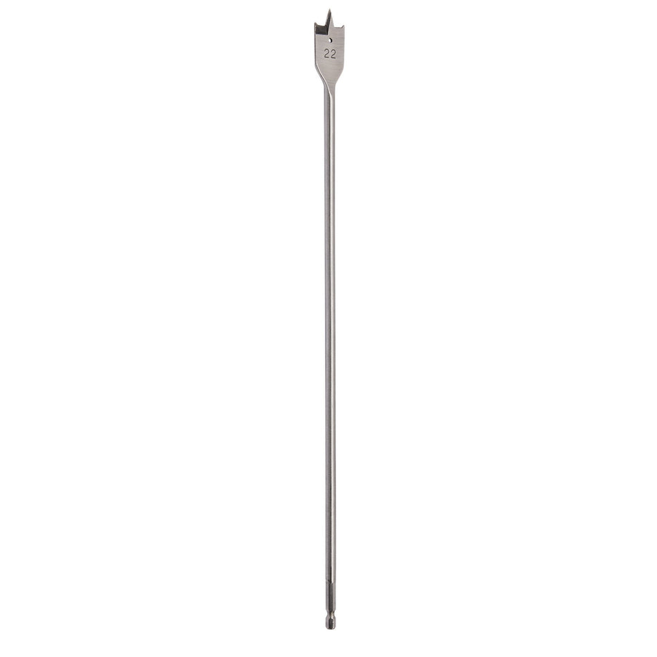 DRAPER 22mm Extra Long Flat Wood Bit: Model No.FB100AXL