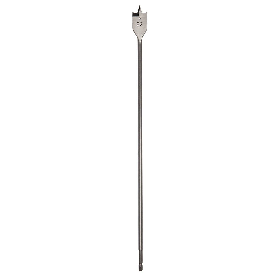 DRAPER 22mm Extra Long Flat Wood Bit: Model No.FB100AXL