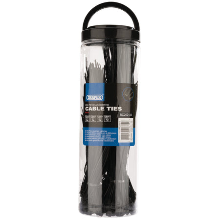 Assorted Nylon Cable Tie Pack (650 Piece): Model No.CTT2