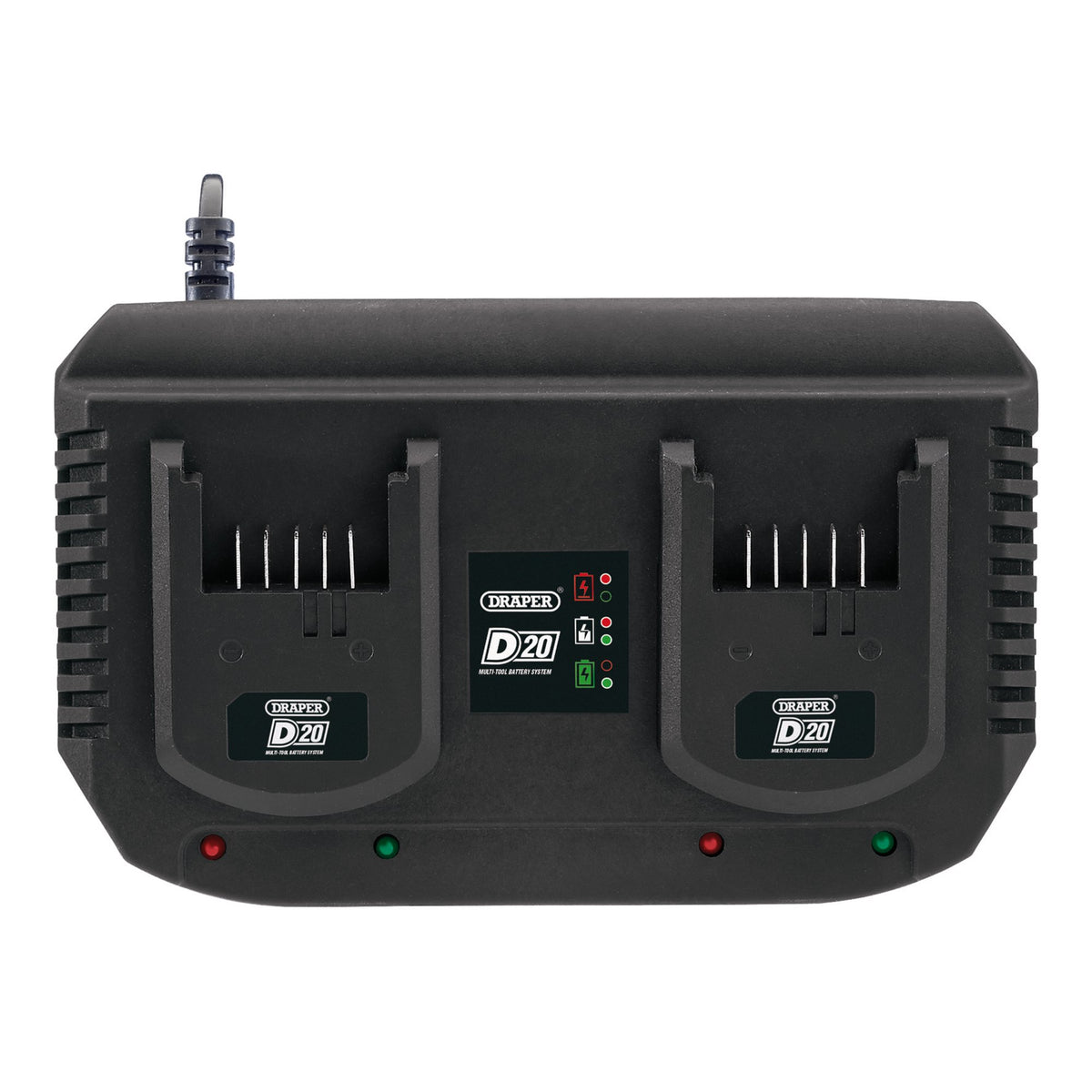 D20 20V Li-ion Fast Twin Battery Charger, 2 x 3.5A : Model No. D20TBCF
