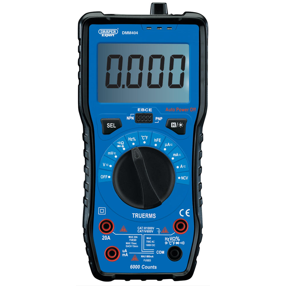 Auto & Manual Ranging Digital Multimeter: Model No. DMM404