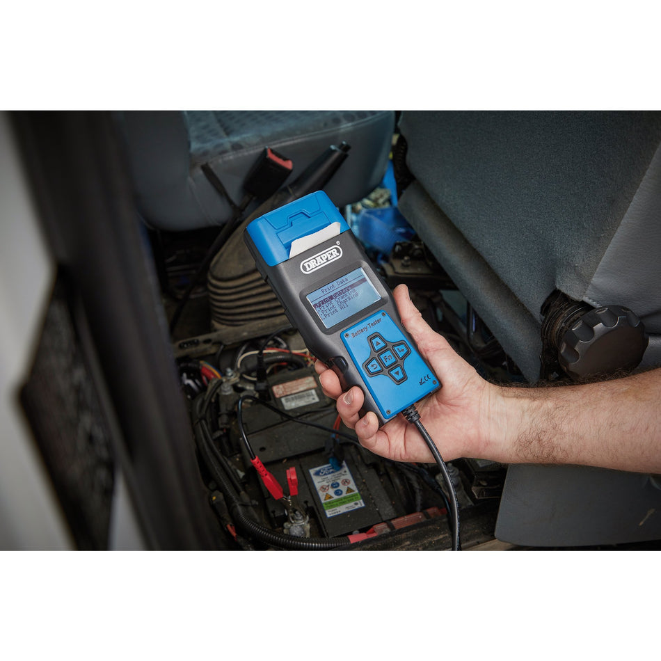 Battery Tester with Printer : Model No. BT-P