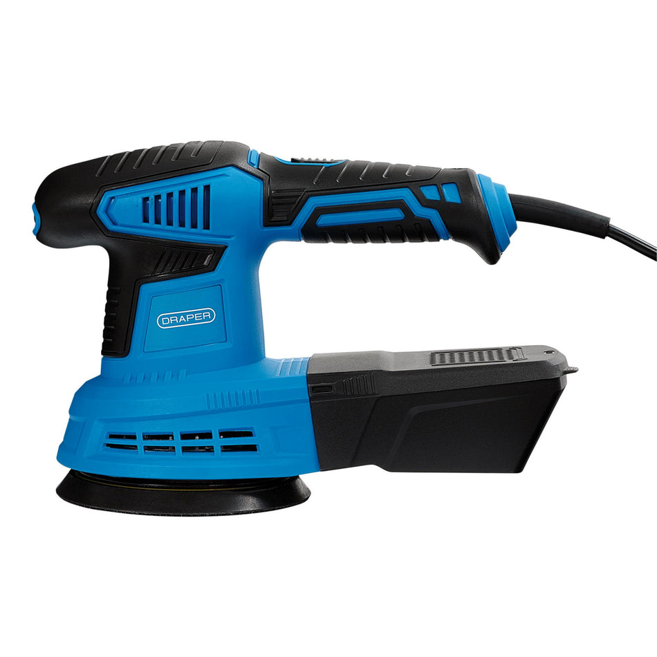 DRAPER 230V Random Orbit Sander, 125mm, 450W Model No. ROS450D