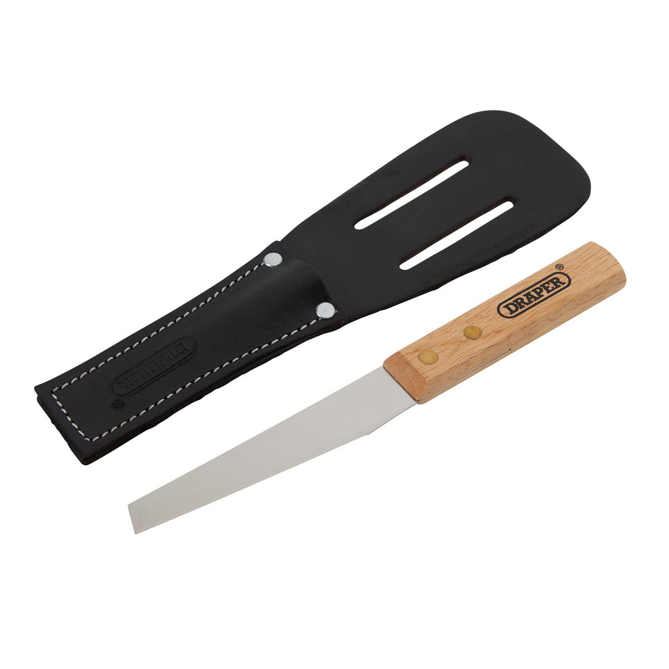 Shoe or Leather Knife with Belt Holster, 115mm : Model No. DTKSLK/LBH