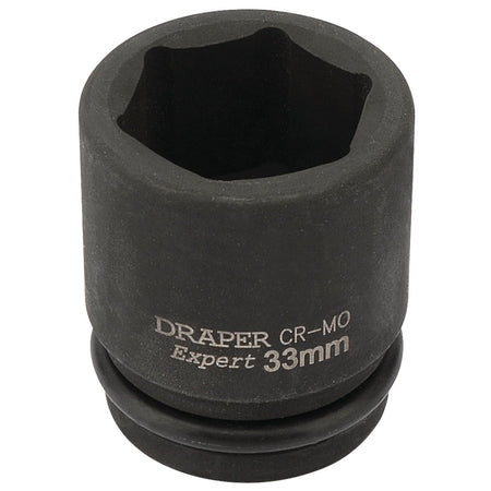 DRAPER Expert 33mm 3/4in. Square Drive Hi-Torq ; 6 Point Impact Socket: Model No.419-MM