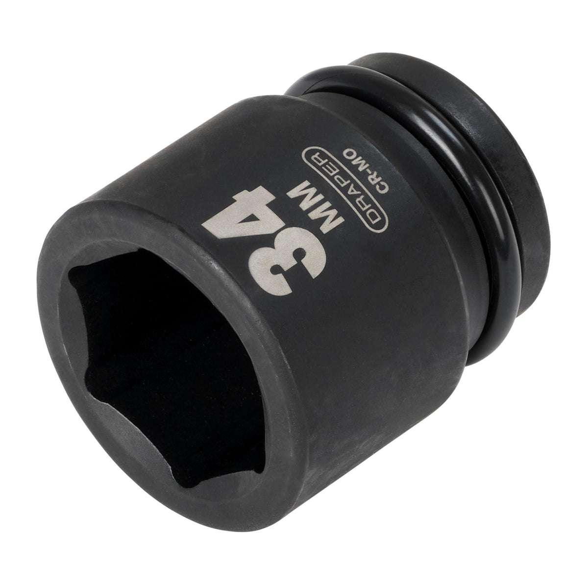 DRAPER Expert 34mm 3/4in. Square Drive Hi-Torq ; 6 Point Impact Socket: Model No.419-MM