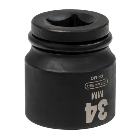 DRAPER Expert 34mm 3/4in. Square Drive Hi-Torq ; 6 Point Impact Socket: Model No.419-MM