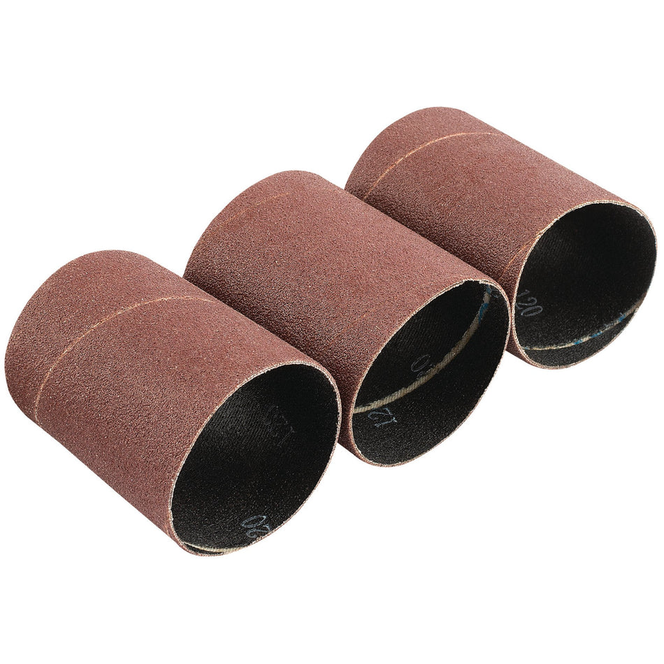 Aluminium Oxide Sanding Sleeves, 45 x 60mm, 120 Grit (Pack of 3): Model No. APT255