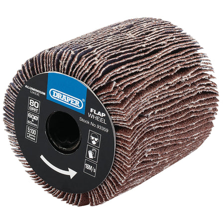 Aluminium Oxide Flap Wheel, 60 x 60mm, 80 Grit: Model No. APT256