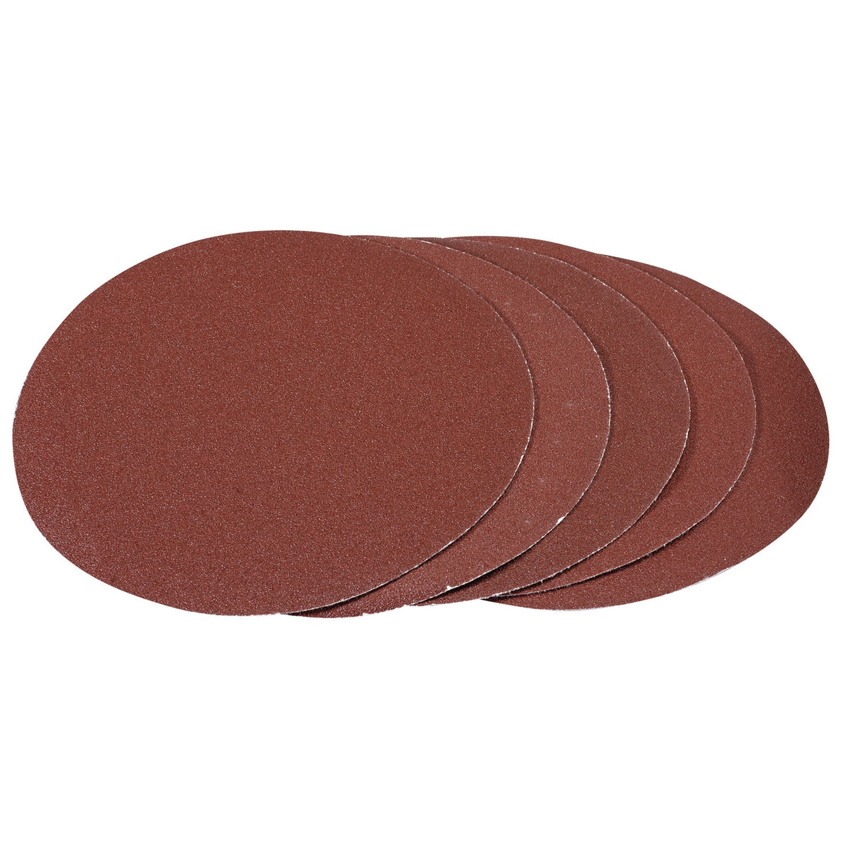 Hook and Loop Aluminium Oxide Sanding Discs, 180mm, 80 Grit (Pack of 5): Model No. APT257