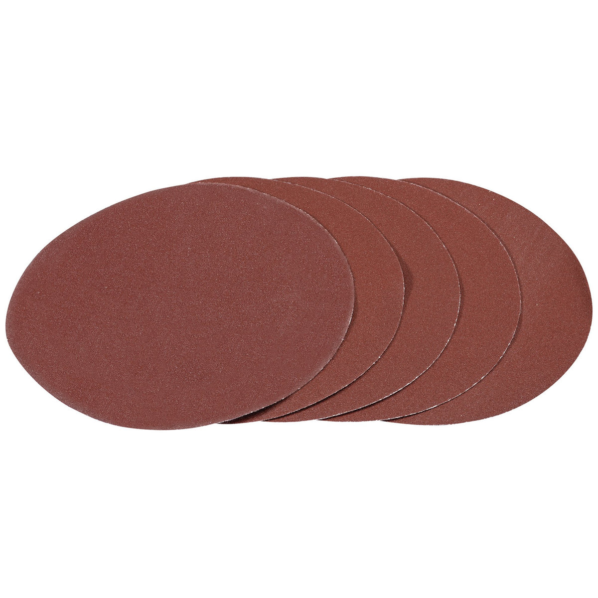 Hook and Loop Aluminium Oxide Sanding Discs, 180mm, 120 Grit (Pack of 5): Model No. APT257