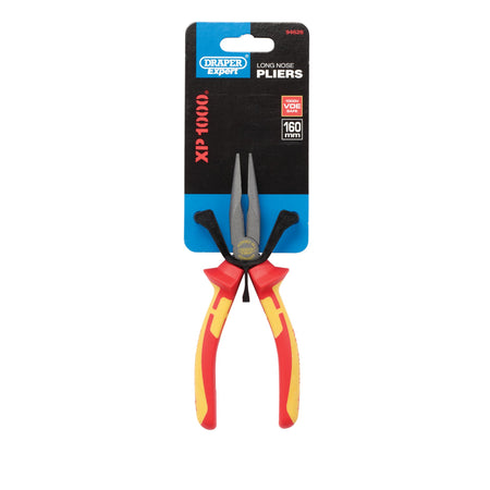 XP1000 VDE Long Nose Pliers, 160mm: Model No. XP1000LN/NT