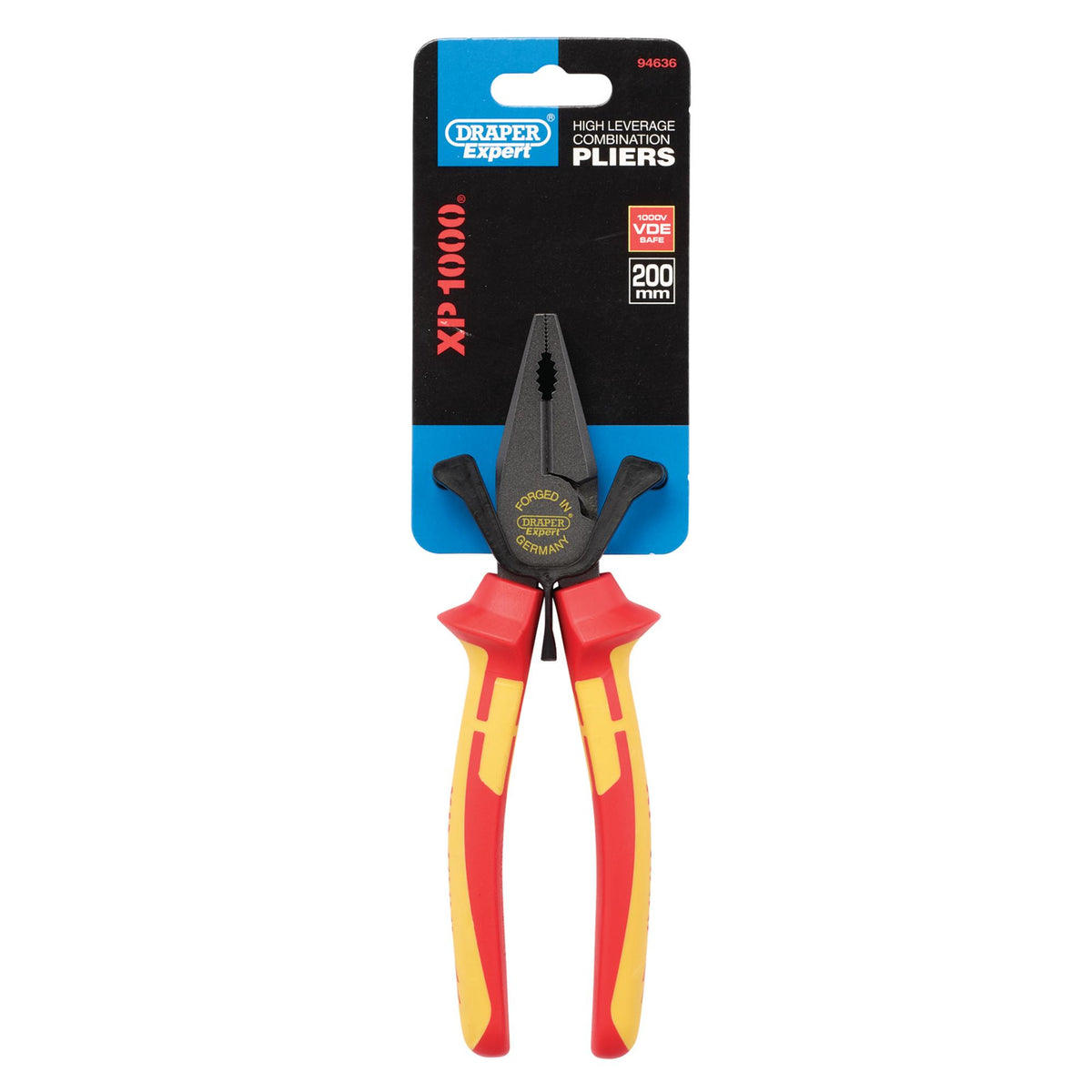 XP1000 VDE Hi Leverage Combi Pliers, 200mm: Model No. XP1000HLCP/NT
