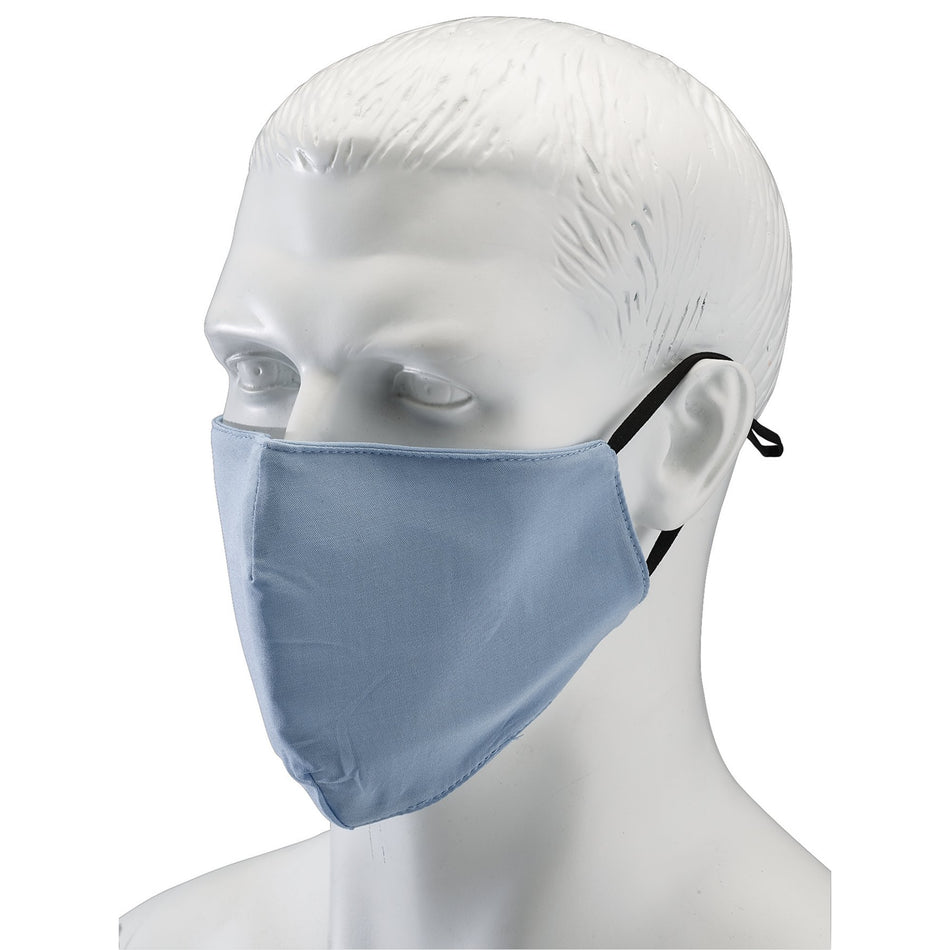 Light Fabric Reusable Face Masks, Blue (Pack of 2): Model No. FCMLB