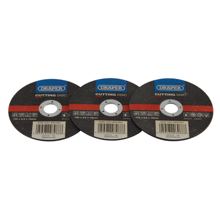 DRAPER Metal Cutting Disc, 100 x 2.5 x 16mm Model No. CGF4