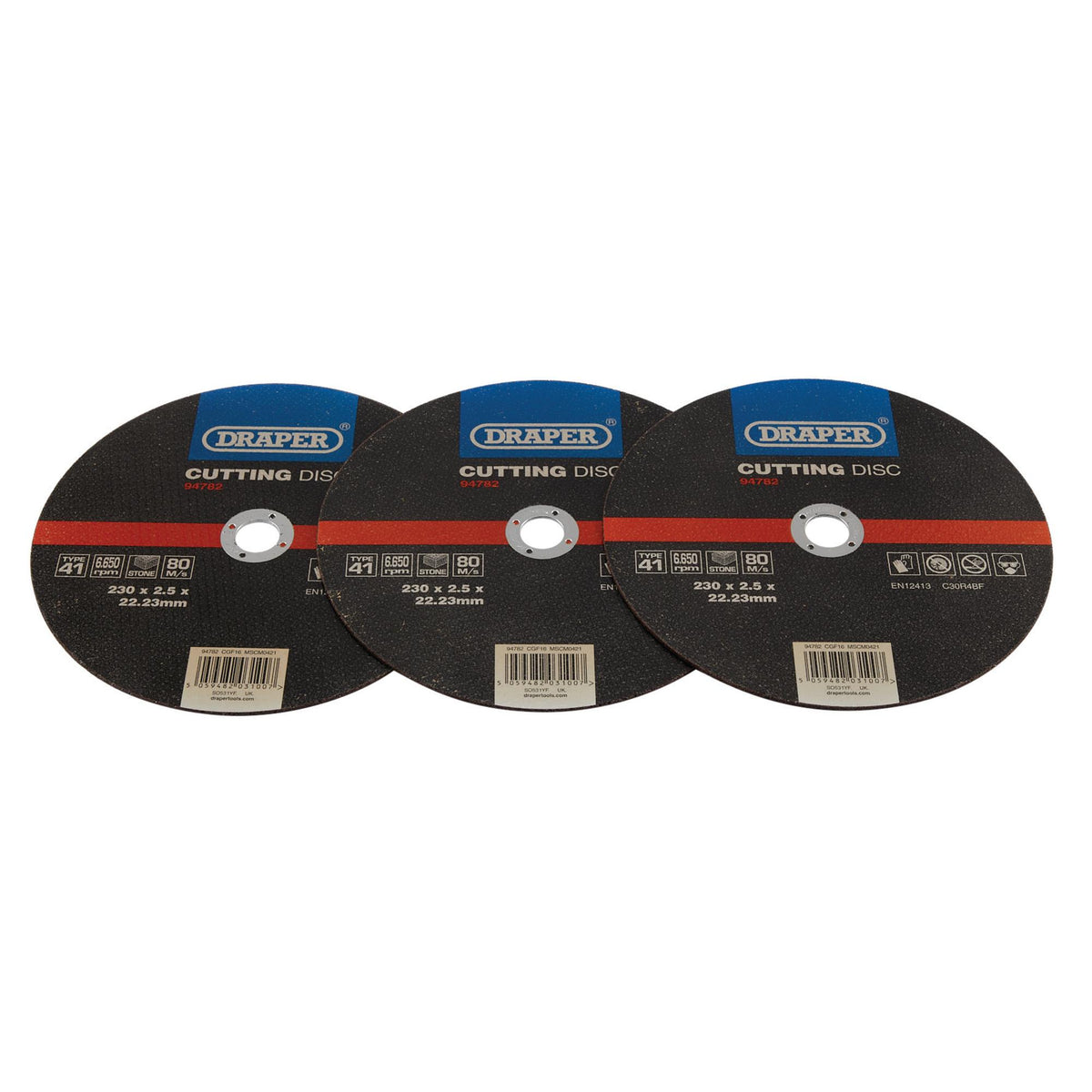 Flat Stone Cutting Disc, 230 x 2.5 x 22.23mm: Model No. CGF16
