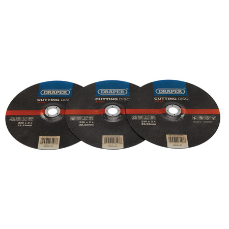 DRAPER DPC Metal Cutting Disc, 230 x 2 x 22.23mm Model No. CGD3