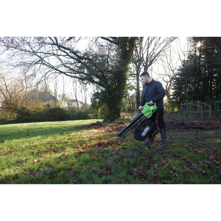 230V Garden Vacuum, Blower and Mulcher, 300W: Model No. BV3000/B