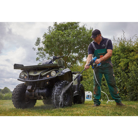 D20 20V Pressure Washer, D20 20V Wireless Speaker, 1 x 2.0Ah, 1 x 3.0Ah, 1 x Fast Charger : Model No. PTKD20PTK/PWS