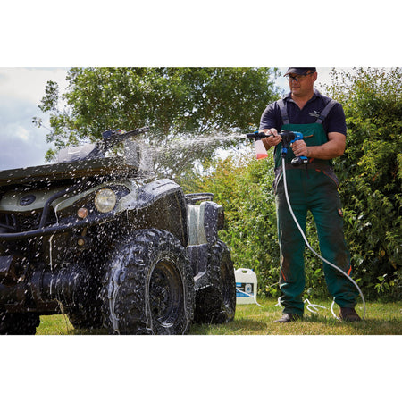 D20 20V Pressure Washer, D20 20V Wireless Speaker, 1 x 2.0Ah, 1 x 3.0Ah, 1 x Fast Charger : Model No. PTKD20PTK/PWS