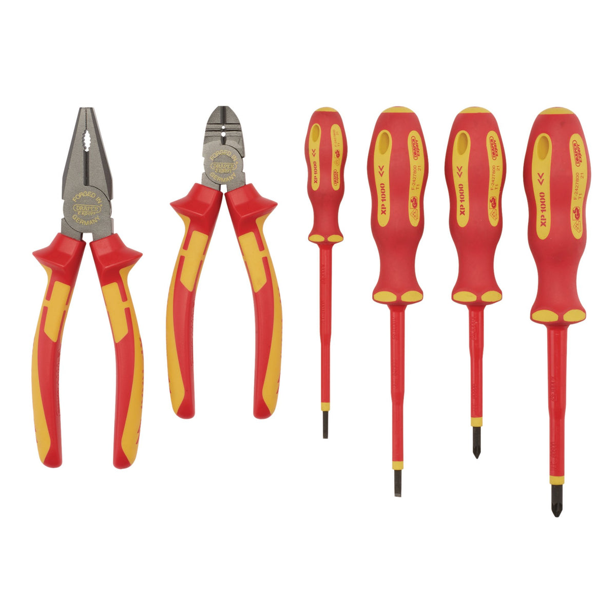 XP1000 VDE Screwdriver and Pliers Set (6 Piece): Model No. XP1000/TK1