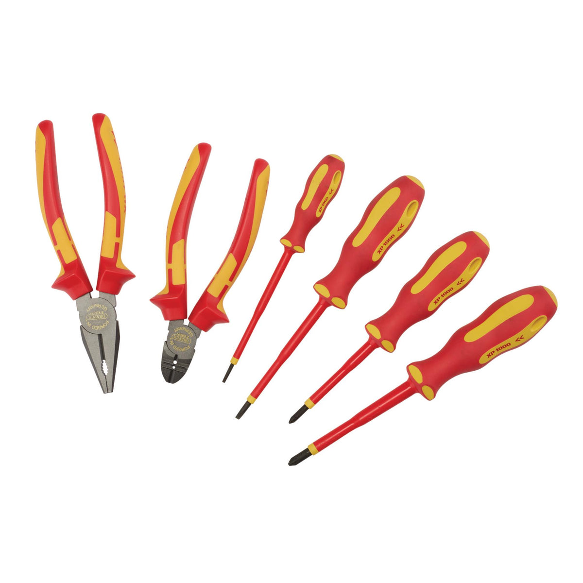 XP1000 VDE Screwdriver and Pliers Set (6 Piece): Model No. XP1000/TK1