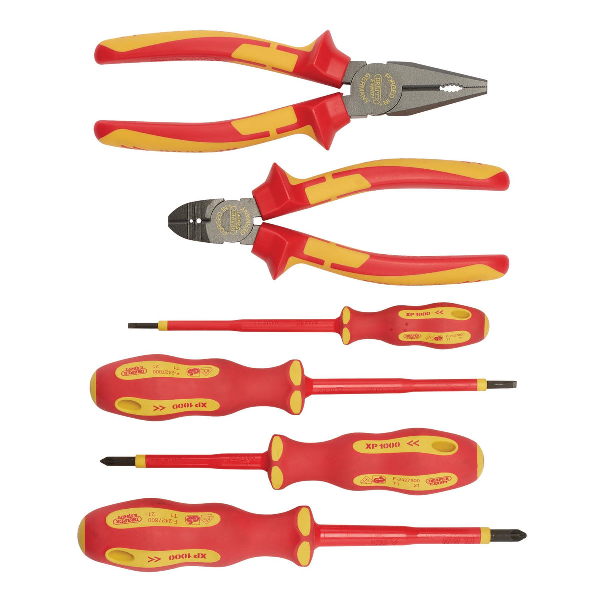 XP1000 VDE Screwdriver and Pliers Set (6 Piece): Model No. XP1000/TK1