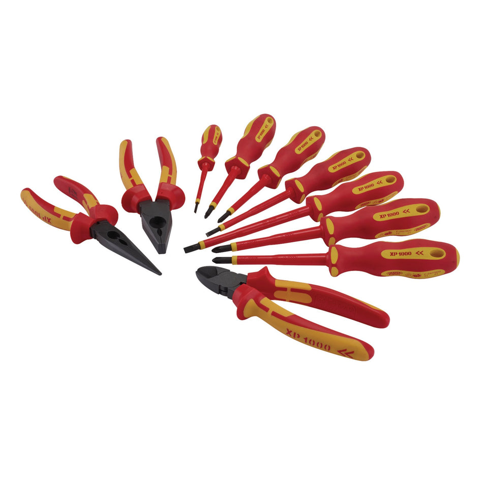 XP1000 VDE Screwdriver and Pliers Set (10 Piece): Model No. XP1000/TK3