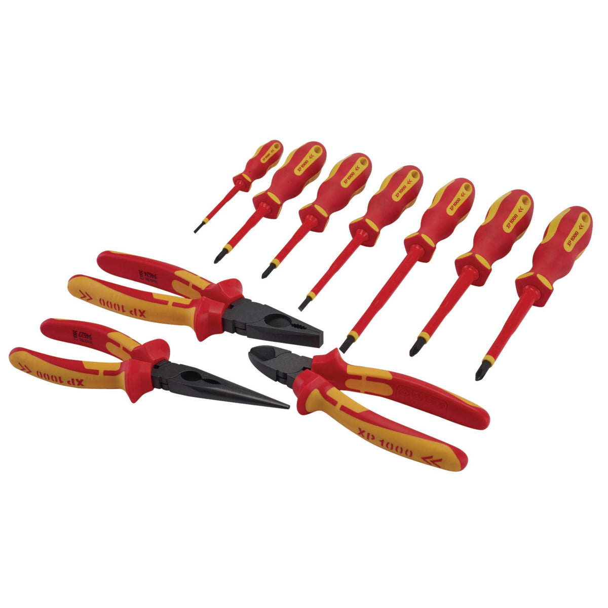 XP1000 VDE Screwdriver and Pliers Set (10 Piece): Model No. XP1000/TK3