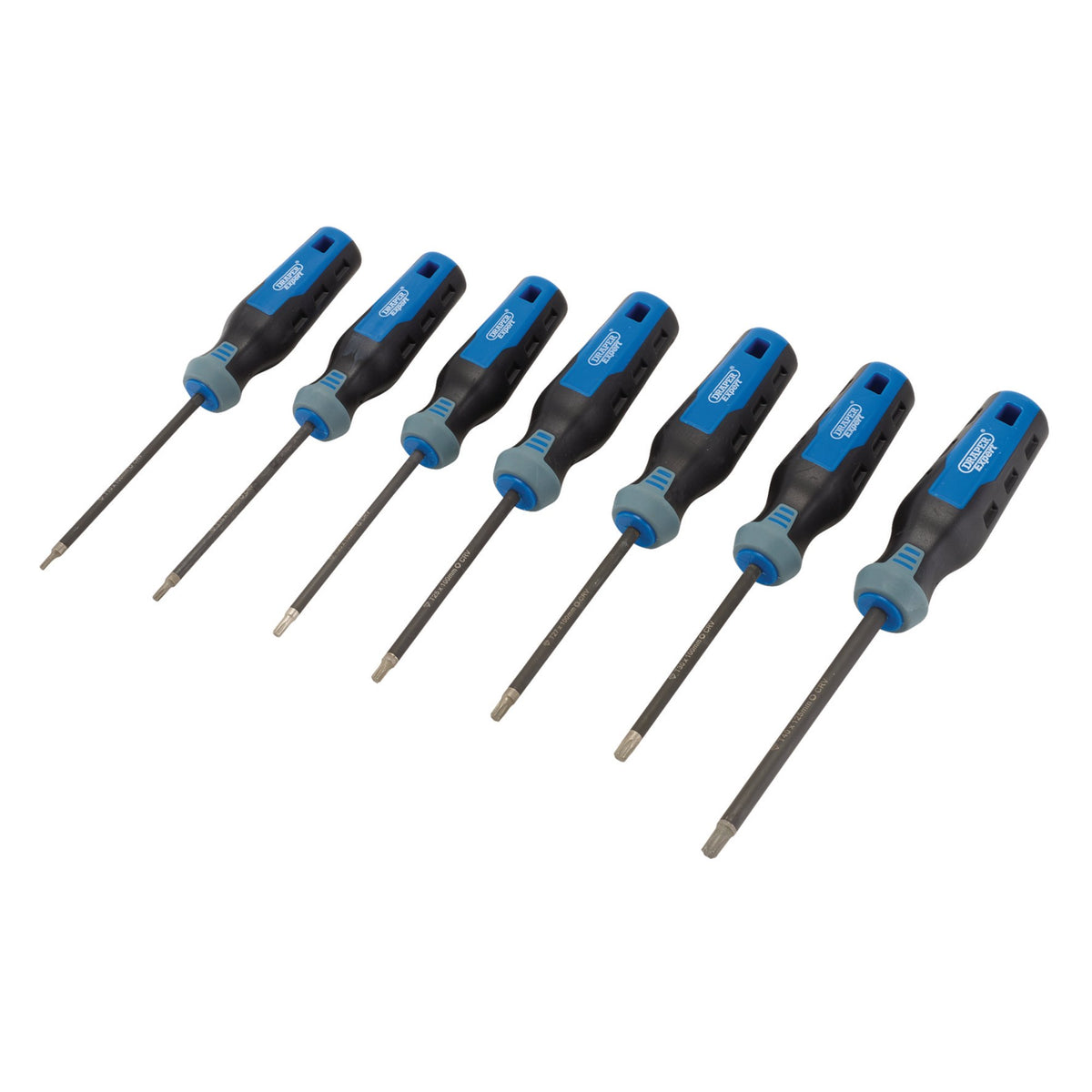 Draper Expert TX-STAR Diamond Tipped Screwdriver Set (7 Piece) : Model No. 997/TX7