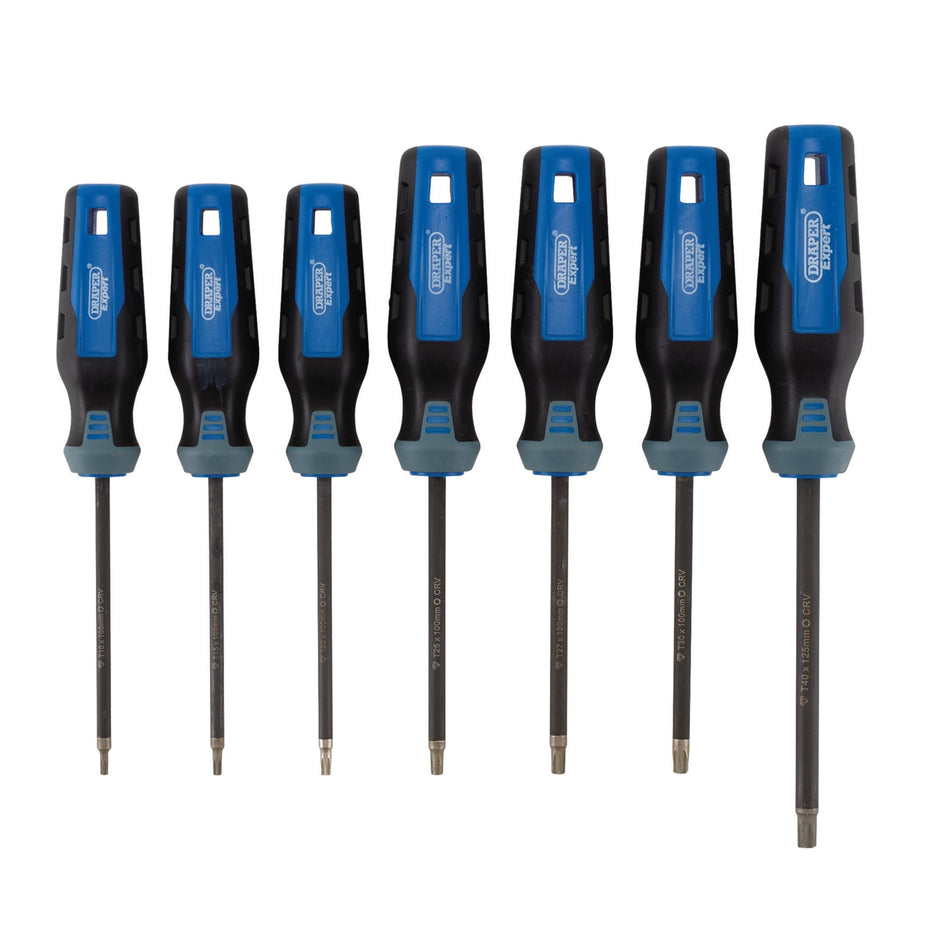 Draper Expert TX-STAR Diamond Tipped Screwdriver Set (7 Piece) : Model No. 997/TX7