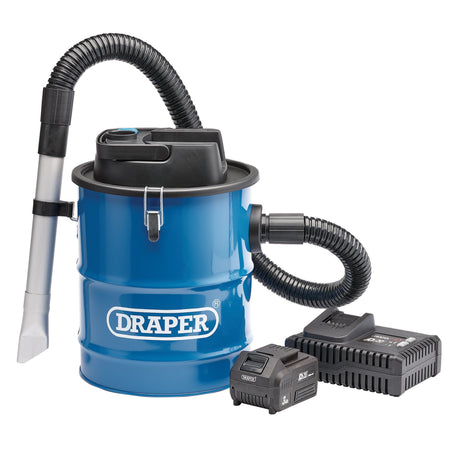 D20 20V Ash Vacuum Cleaner, 1 x 3.0Ah Battery, 1 x Fast Charger : Model No. PTKD20PTK/AVC