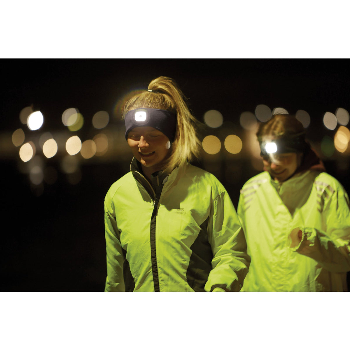 Headband with USB Rechargeable LED Torch, 1W, Black, One Size: Model No. HBT-BL
