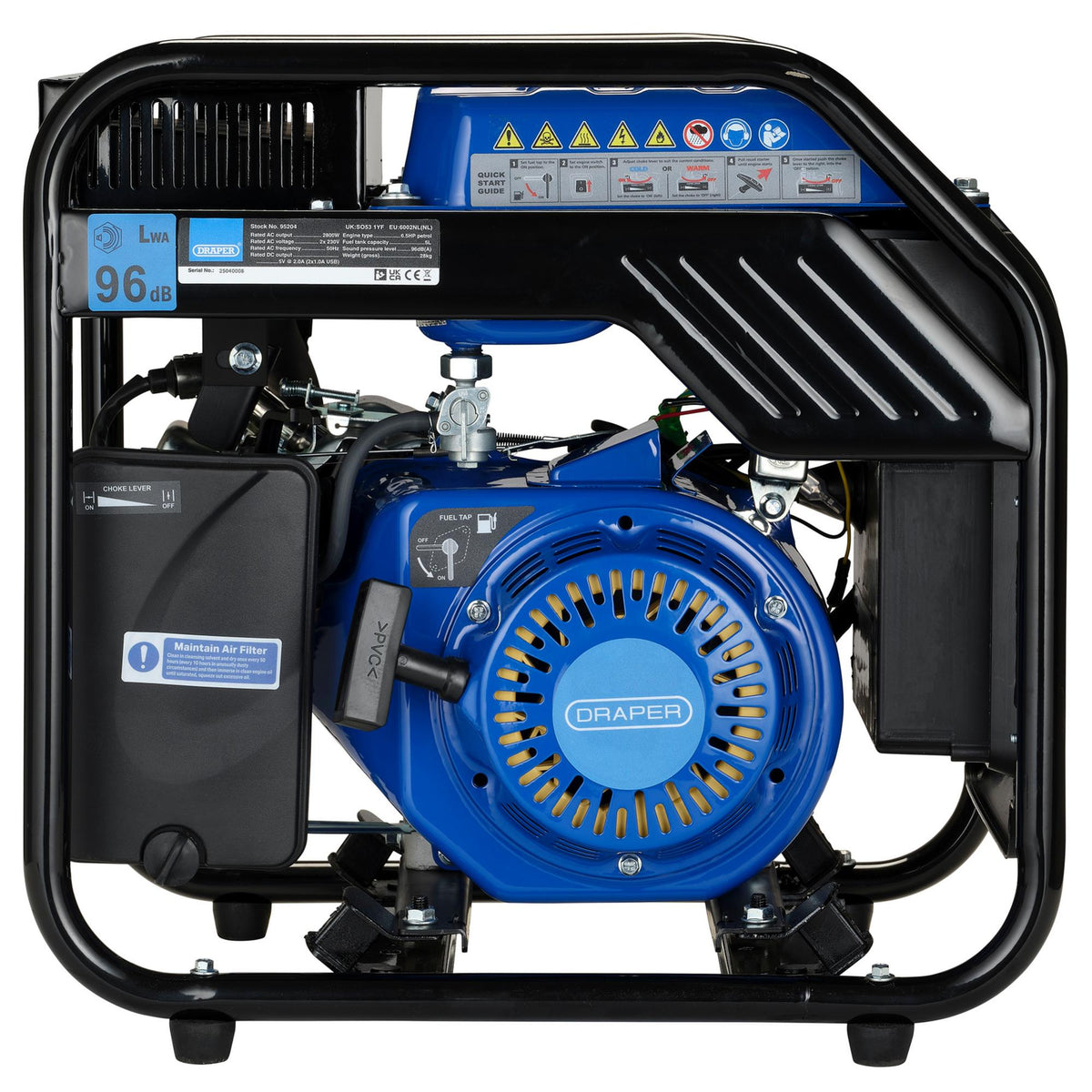 Open Frame Inverter Generator, 2800W: Model No. PG3000DI