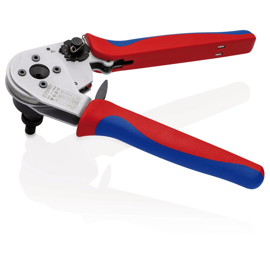 KNIPEX 97 52 67 DT Four-Mandrel Crimping Pliers for DT contacts, 230 mm : Model No. 97 52 67 DT