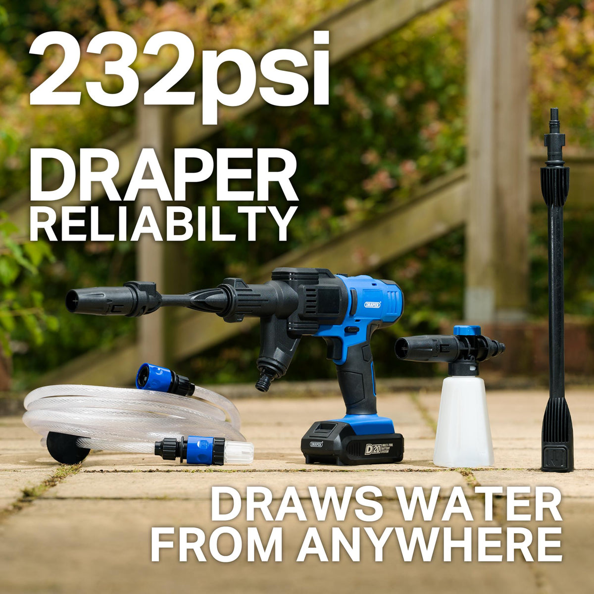 D20 20V Pressure Washer Kit: Model No. D20PW16BARKIT