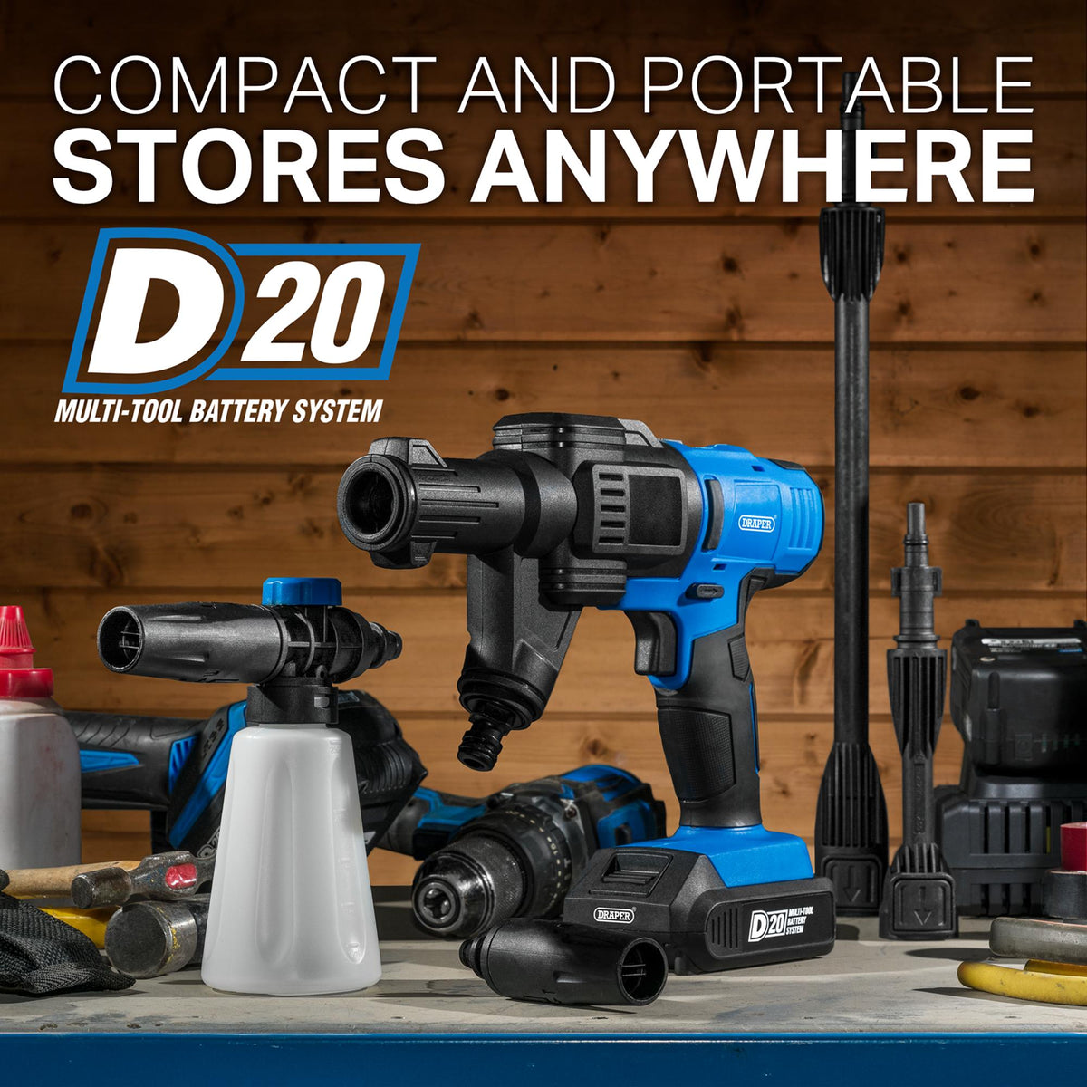 D20 20V Pressure Washer Kit: Model No. D20PW16BARKIT