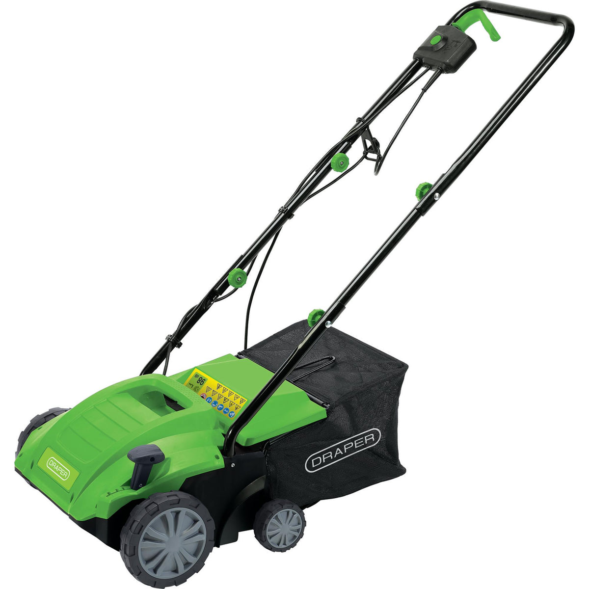 230V Lawn Aerator/Scarifier, 320mm: Model No. GLAS1500D