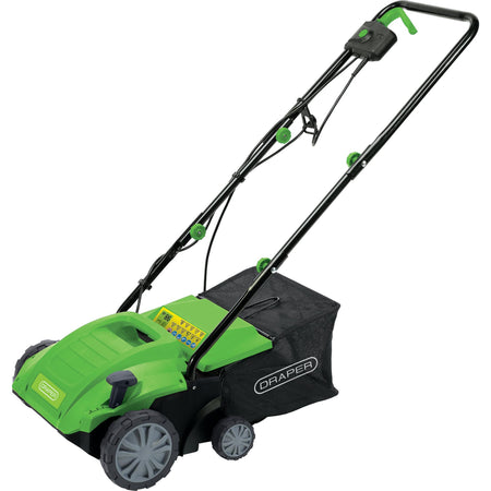 230V Lawn Aerator/Scarifier, 320mm: Model No. GLAS1500D