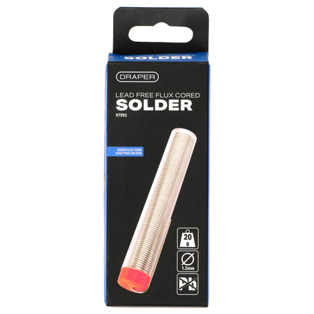 20G Tube of 1mm Lead Free Flux Cored Solder: Model No. SW 1 LEAD FREE