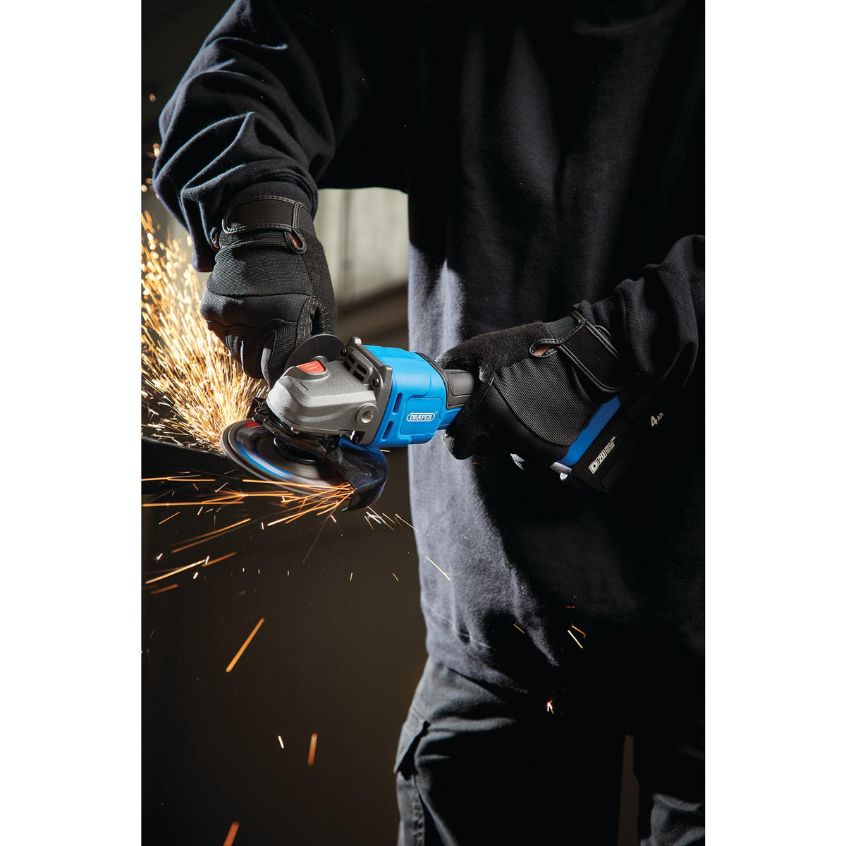 D20 20V Brushless Angle Grinder, 115/125mm (Sold Bare) : Model No. D20AG