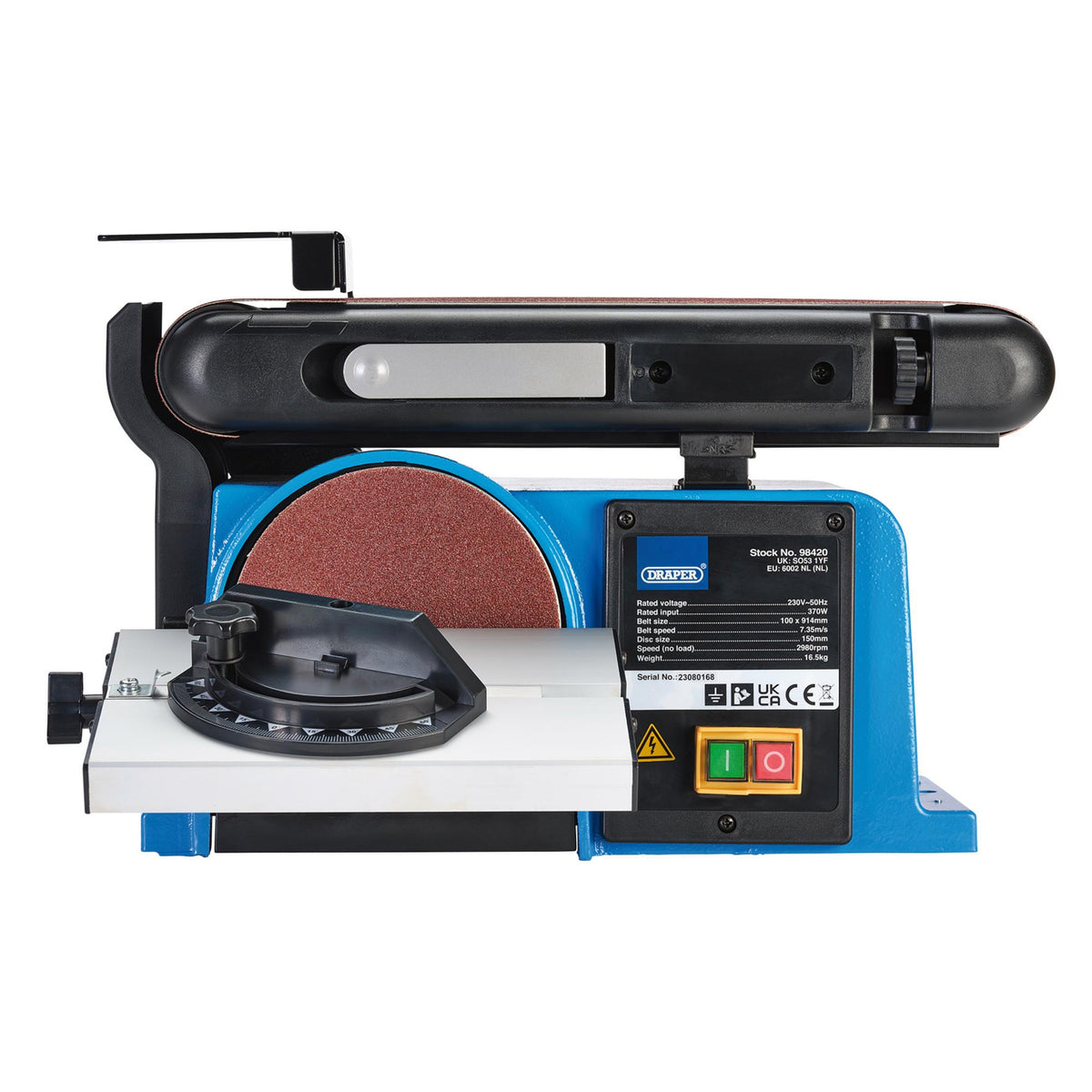230V Belt and Disc Sander, 370W: Model No. BDS370D