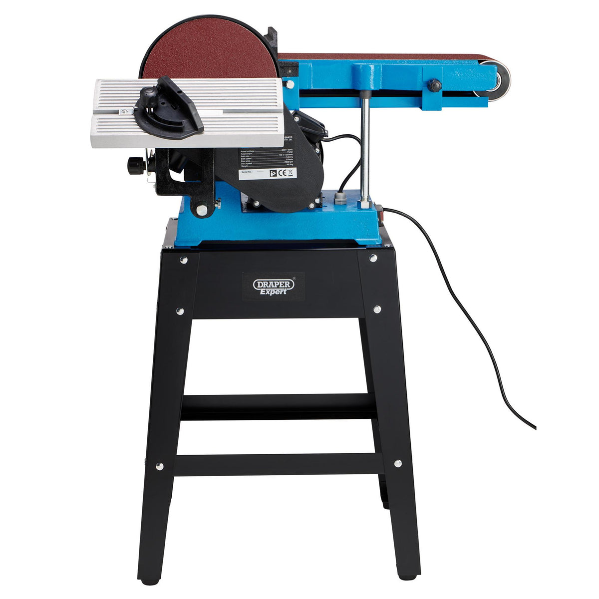 230V Belt and Disc Sander with Tool Stand, 750W: Model No. BDS750E