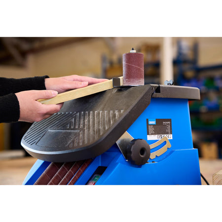 230V Oscillating Spindle and Belt Sander, 450W: Model No. OSBS450D