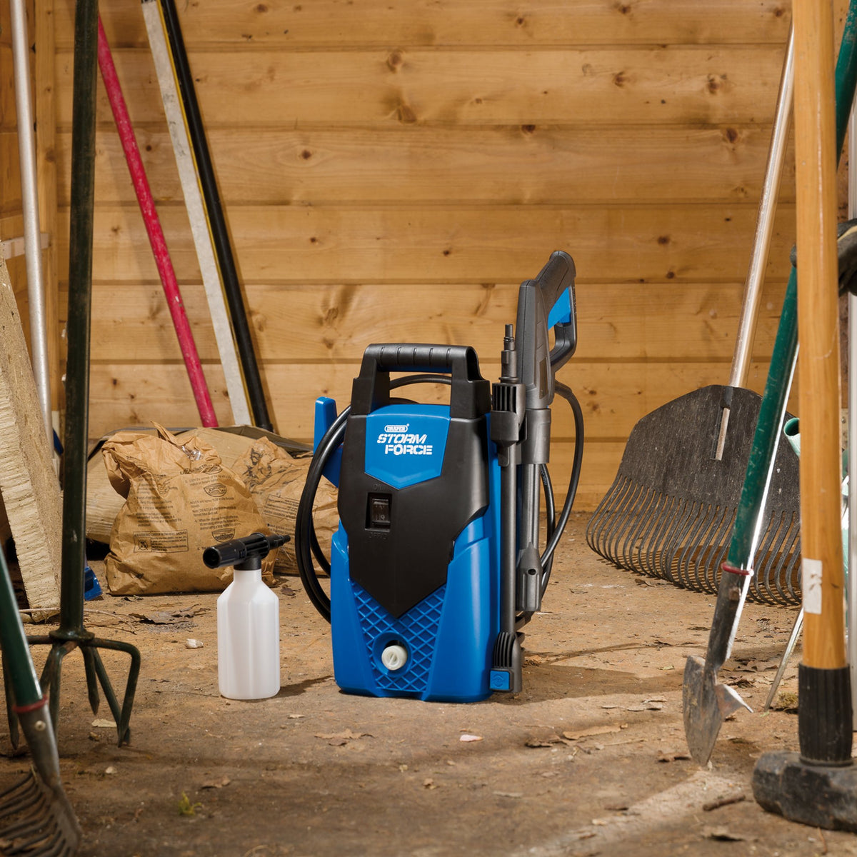 Draper 1400W Pressure Washer (105bar) Model No. PW1400/70SF